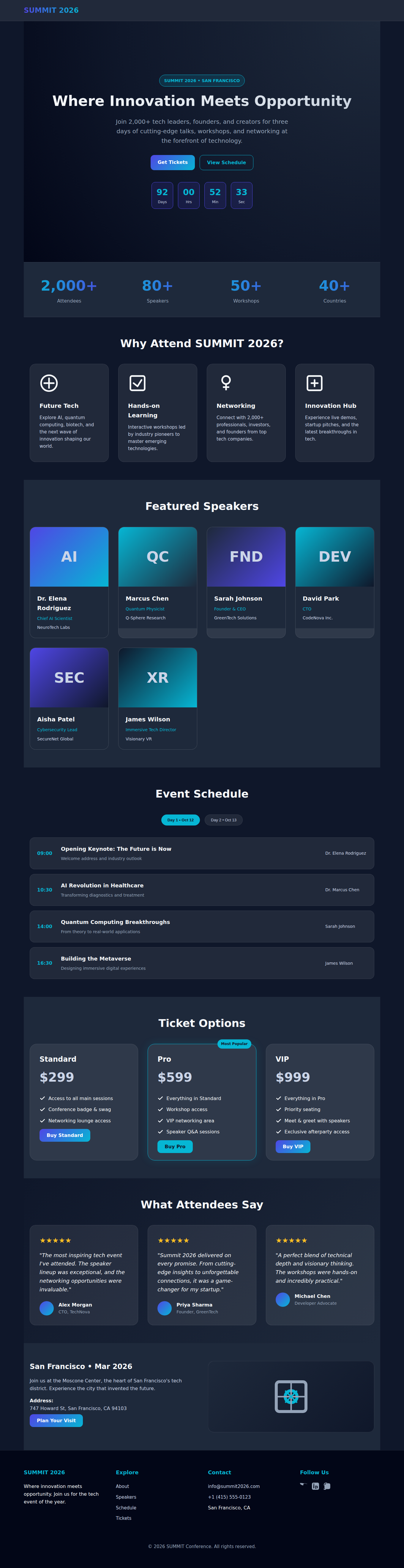 SUMMIT Conference Template