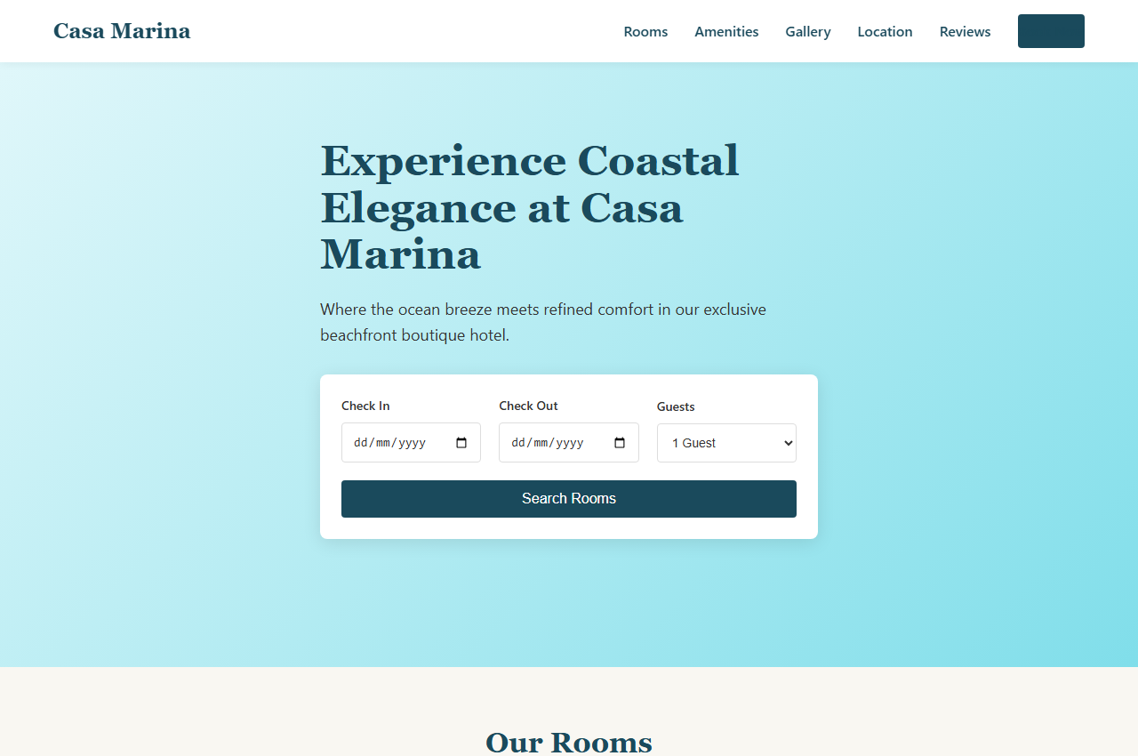 Casa Marina - Boutique Hotel Template preview